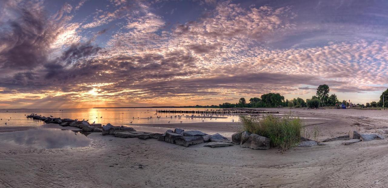 Blick Auf Yachthafen An Der Ostsee อึคเคอร์มึนเดอ ภายนอก รูปภาพ